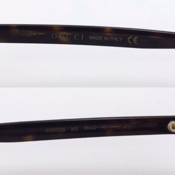 NWT Authentic Gucci Sunglasses GG 0023 Havana SS17 - Picture 3 of 4
