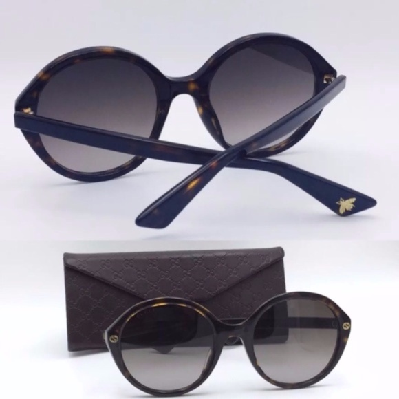NWT Authentic Gucci Sunglasses GG 0023 Havana SS17 - Picture 4 of 4