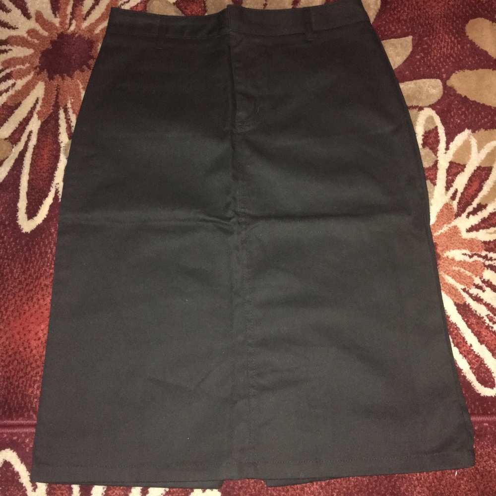 Dickies Black Straight Pencil Skirt Women's Sz 7
