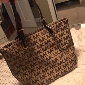 AUTHENTIC Michael Kors tan tote