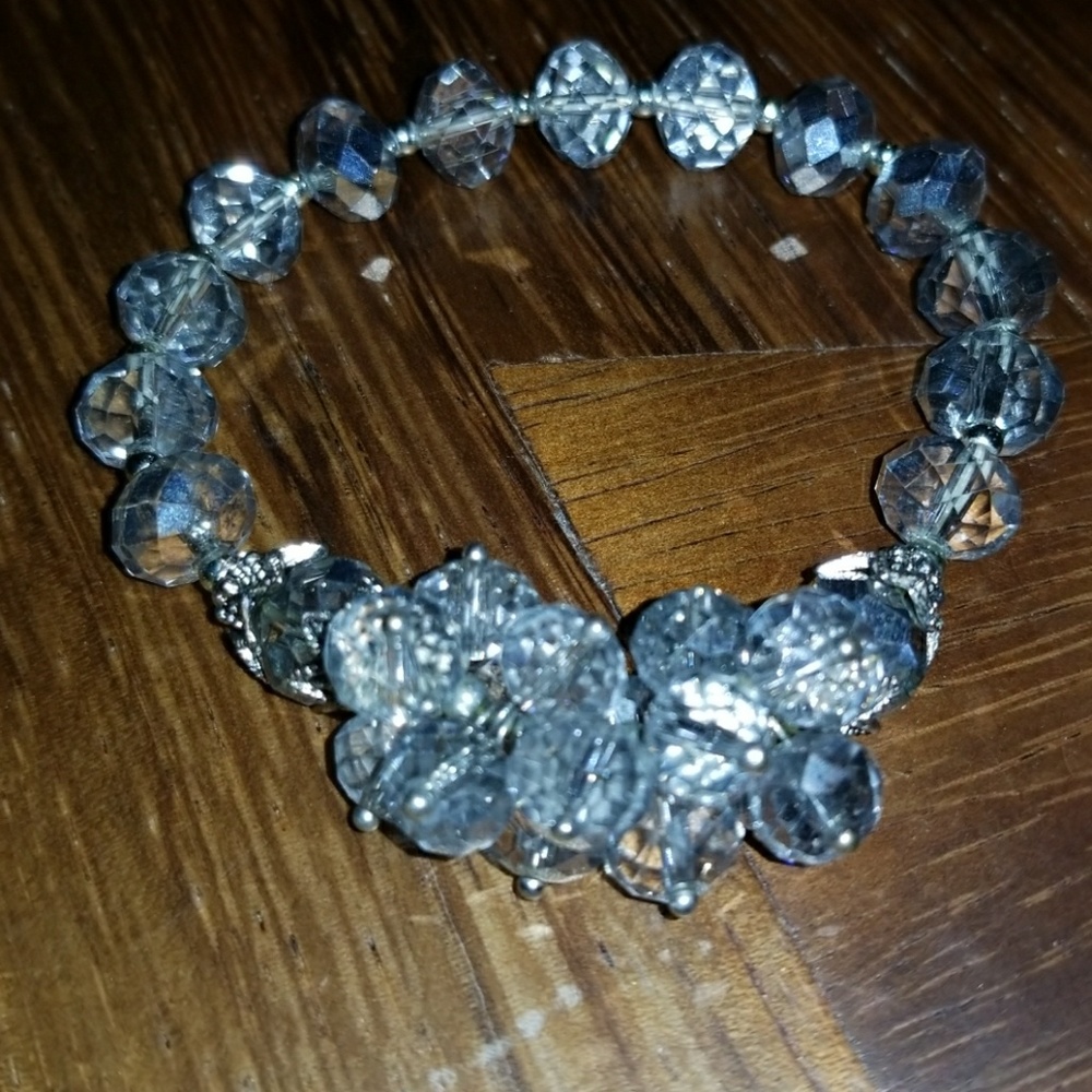 Silver Beaded Bracelet