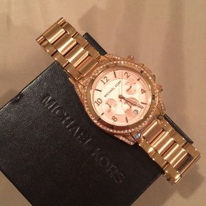 Michael Kors Rose Gold Blair Watch