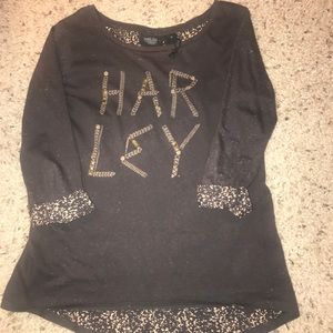 NWOT Harley-Davidson studded top