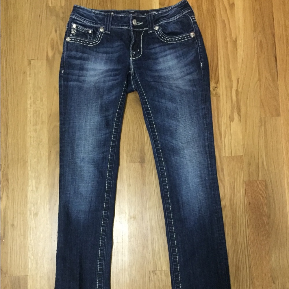 Miss Me size 27 straight leg jeans