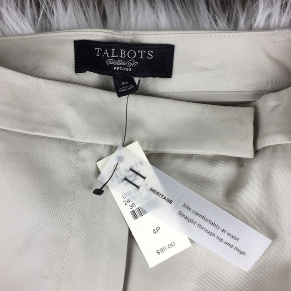 Talbots Heritage Dress Pants 4P - Picture 2 of 4