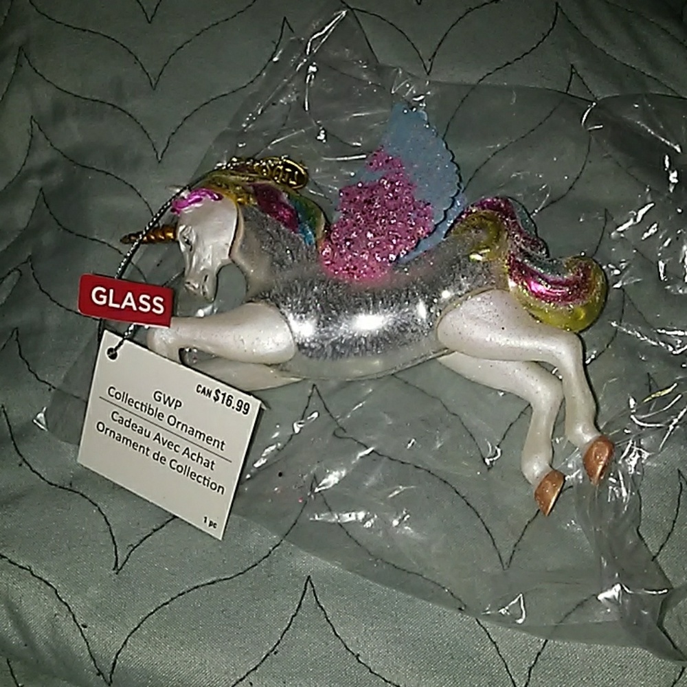 Brand New Unicorn Christmas Ornament