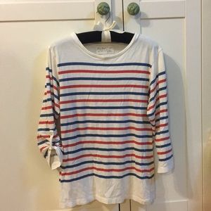 Zara sailor top in cotton