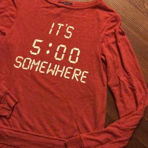 WILDFOX it’s 5 o’clock somewhere sweatshirt