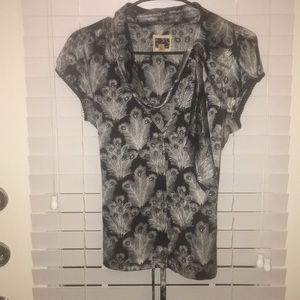 Free people 100% silk blouse