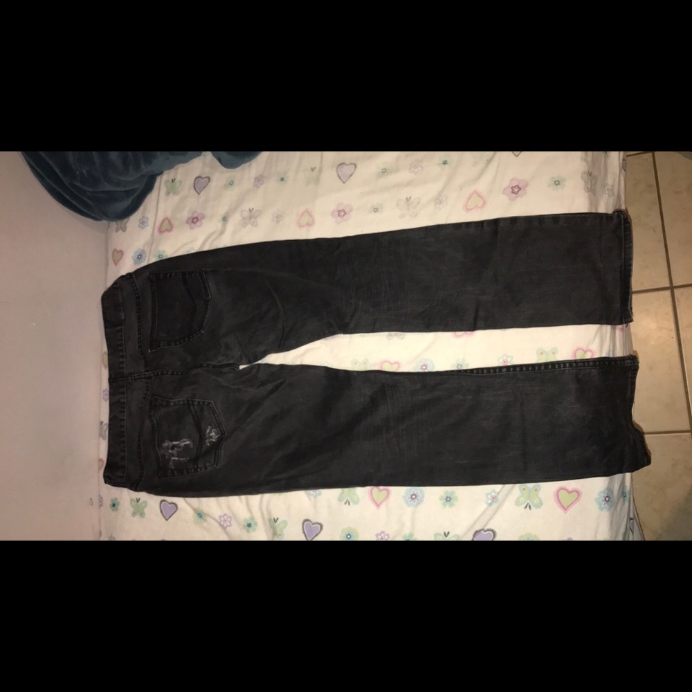 Distressed black jeans - Picture 2 of 3