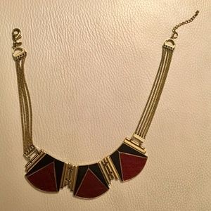 Black and Red Unique Design Necklace