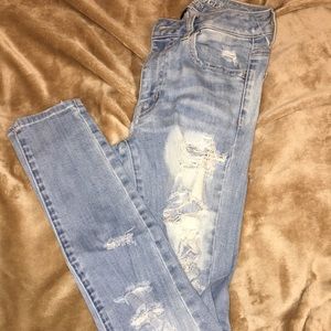 American Eagle distressed jeans