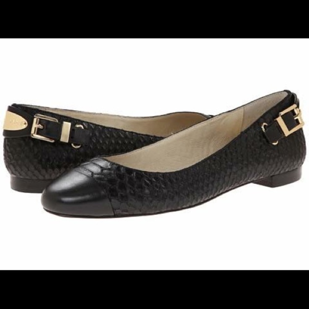 Michael Kors dion ballet black nwt