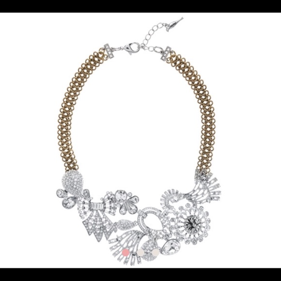 Deco Collage Statement Necklace