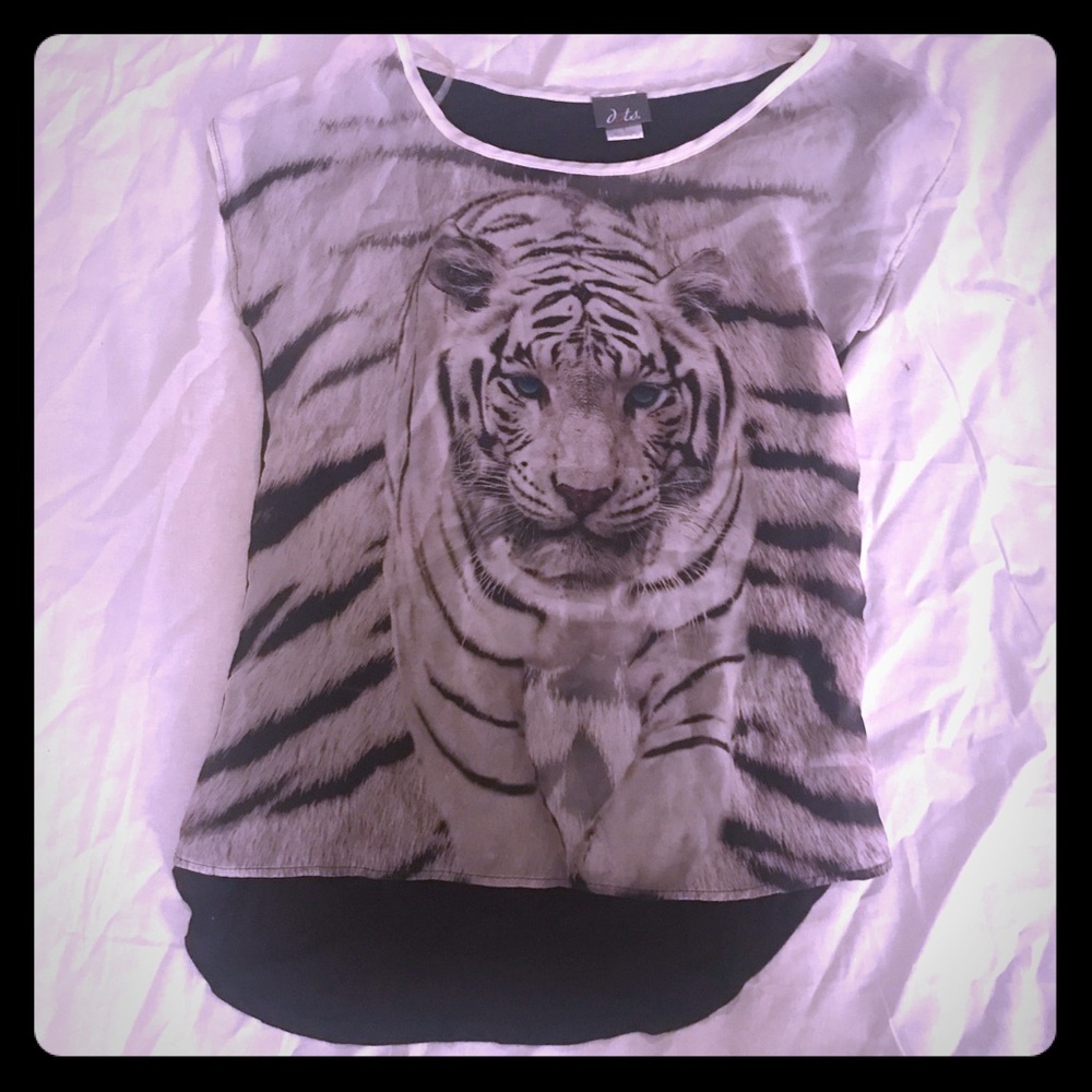 Black and white shirt