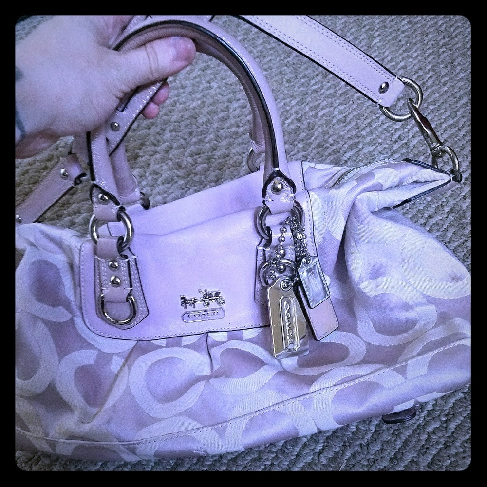 Pink Coach Purse. Mint Condition!