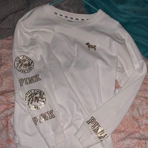 VS long sleeve SPARKLY GOLD