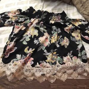 Entro brand off the shoulder shirt