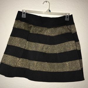 Gold and black skirt