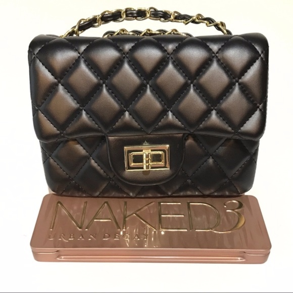 CoCo Classic Mini Flap Crossbody in Patent Black - Picture 6 of 6