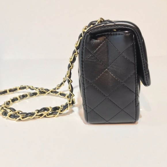 CoCo Classic Mini Flap Crossbody in Patent Black - Picture 4 of 6