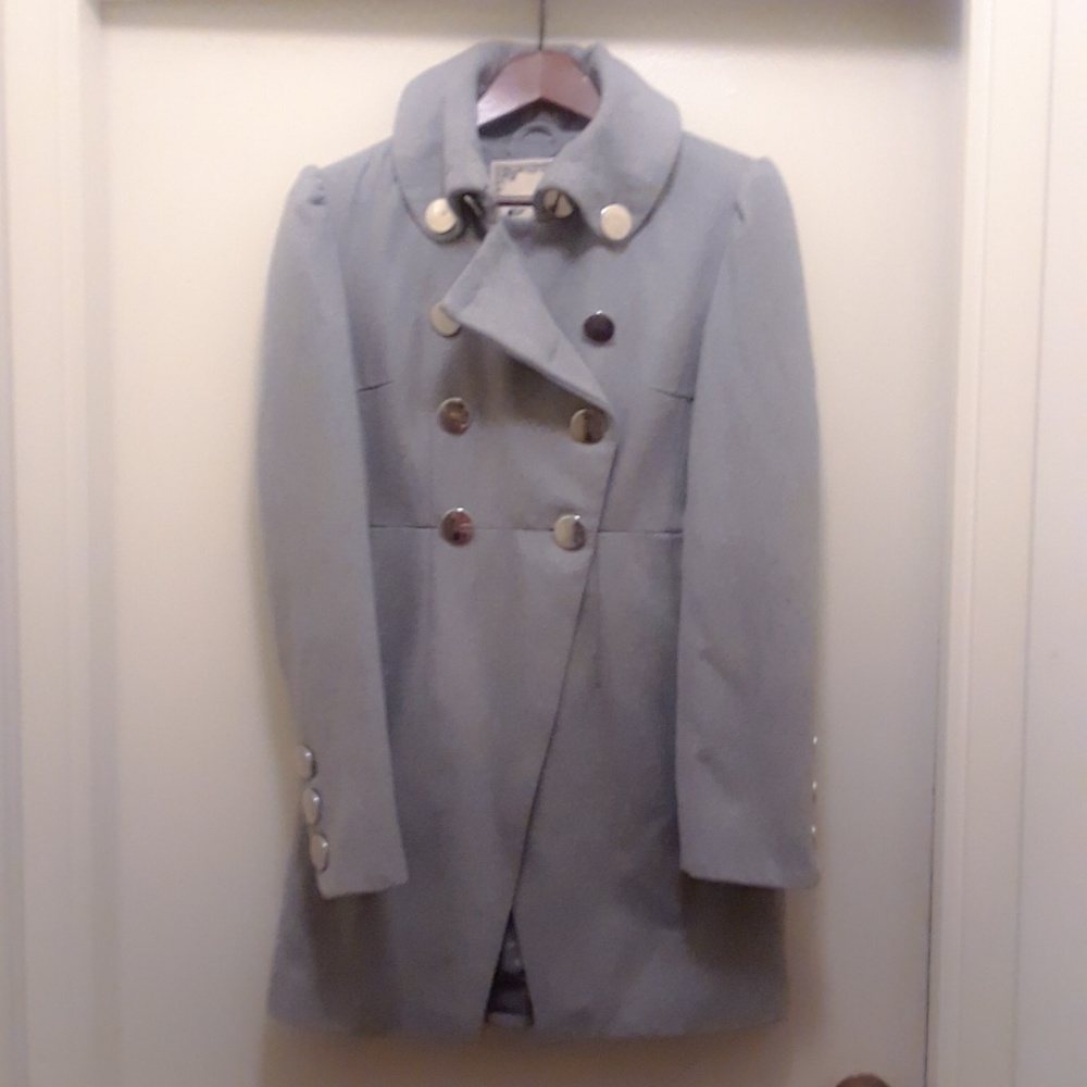 Light gray pea coat *LOWEST PRICE *