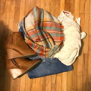 Infinity blanket scarf - worn once!