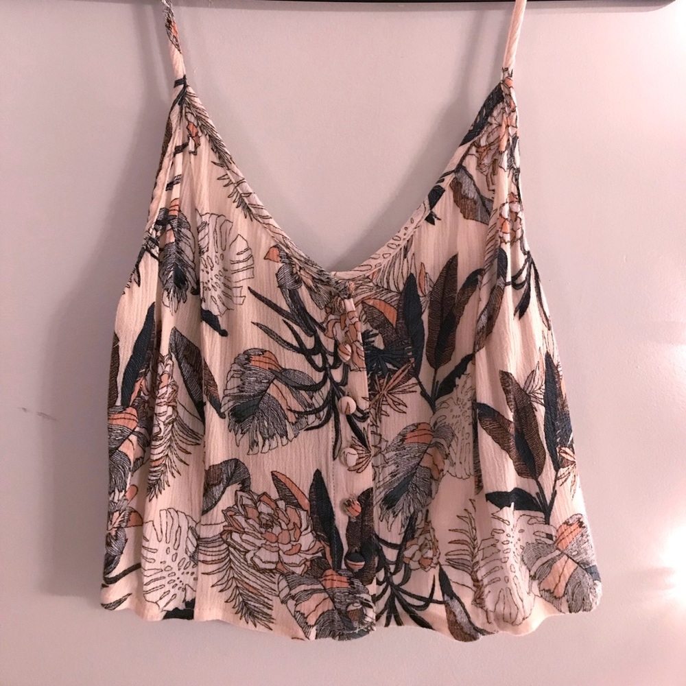 printed crop top