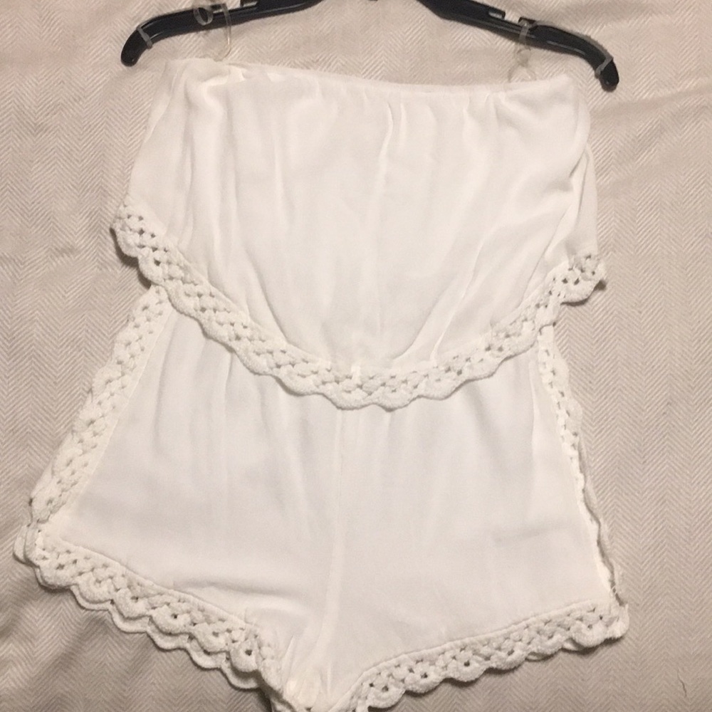 White Breezy Romper
