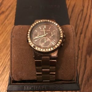 Chocolate brown Michael kors Womans watch