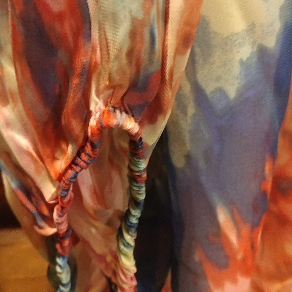 💜3/$10💜Colorful Boho pastel top - Picture 3 of 7