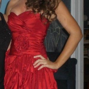 RED Cocktail dress! Worn on Miss Ohio USA Stage!