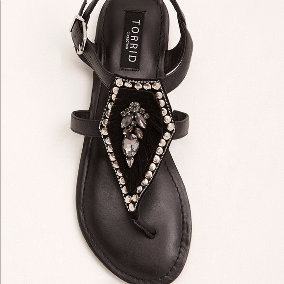 torrid Shoes - Torrid leather fringe sandals