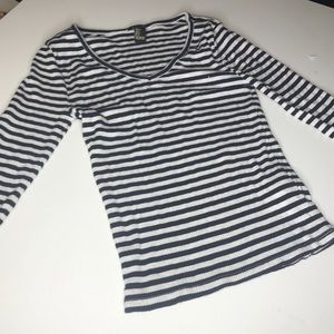 Cute black and white striped shirt
