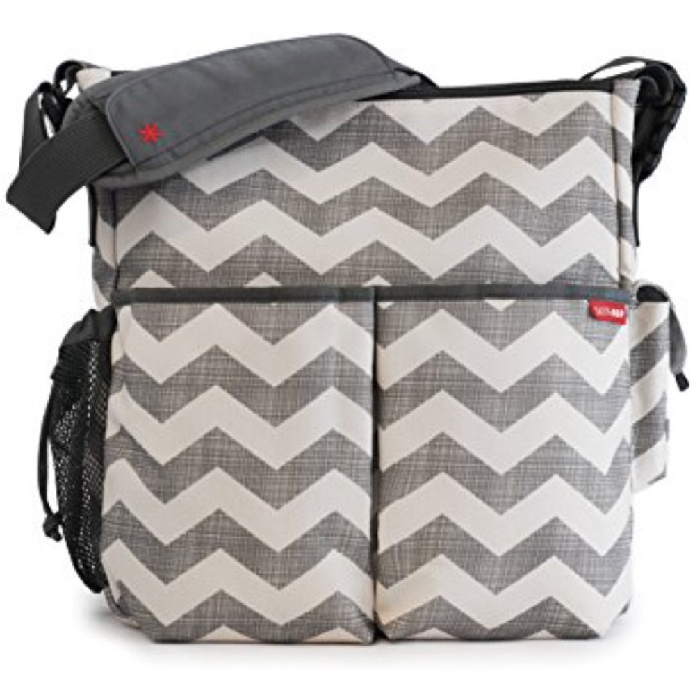 Skip Hop duo Essential diaper bag NEW! Chevron.