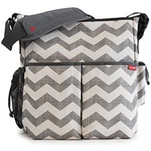 Skip Hop duo Essential diaper bag NEW! Chevron.