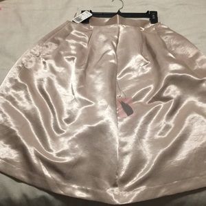 Metallic skirt
