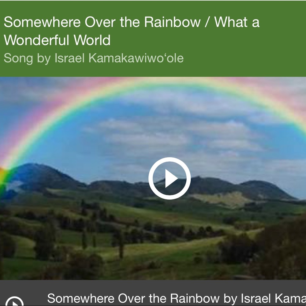 ❤️A Beautiful Song❤️NFS💜By Israel Kamakawiwo'ole
