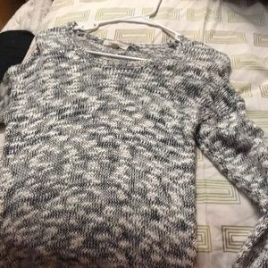 Pink rose tunic sweater