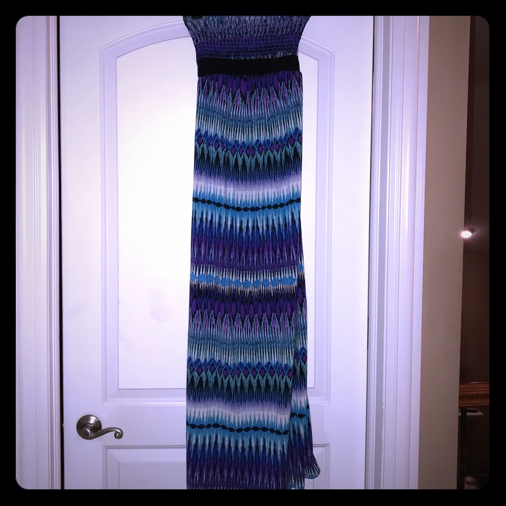 Tribal Print Maxi Dress