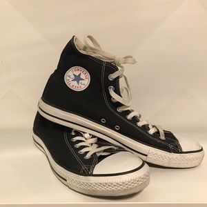 Men's Black Converse High Tops