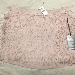 Baby pink skirt