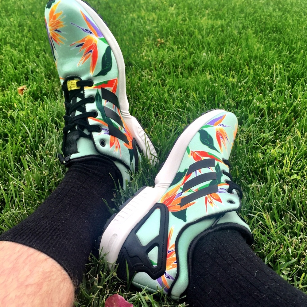 Adidas ZX Flux Sneakers Running Trainers Size 10.5