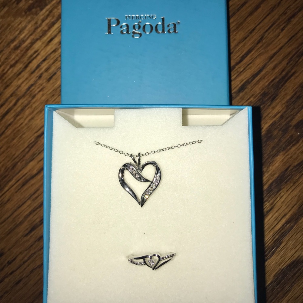 Piercing pagoda necklace and ring!