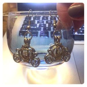 Cinderella carriage earrings