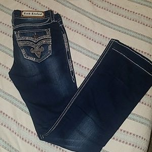 👑Boot cut Vaness Rock Revival Jeans👖