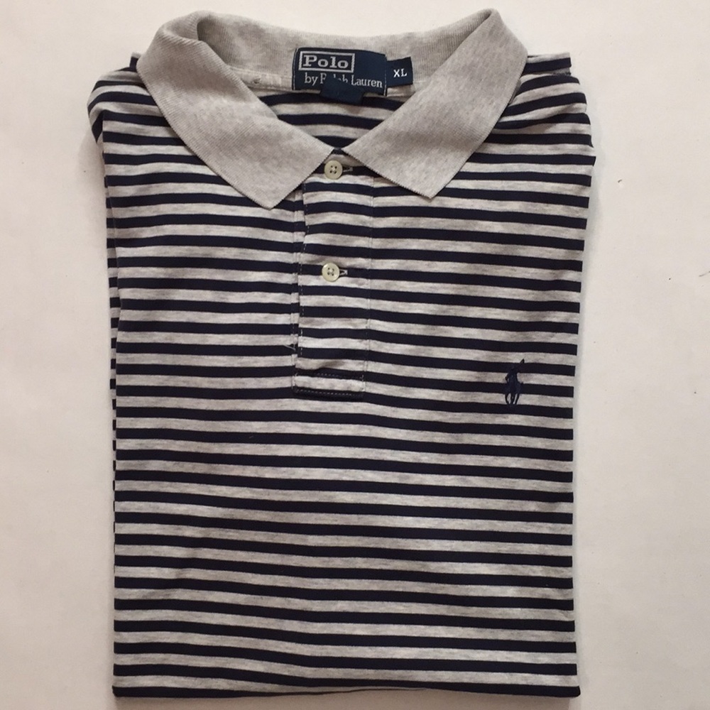 Men’s Short Sleeve Striped Polo By Ralph Lauren