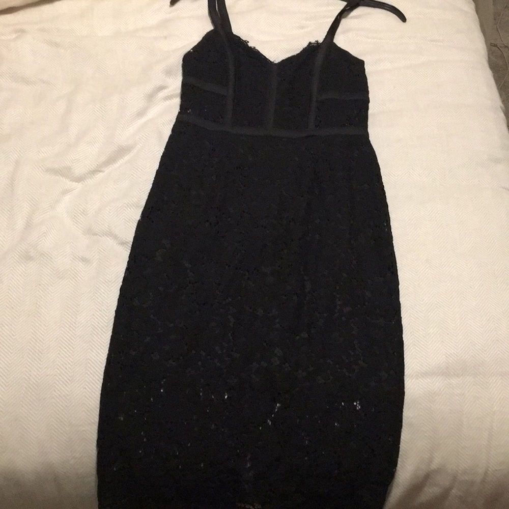 Black lace dress
