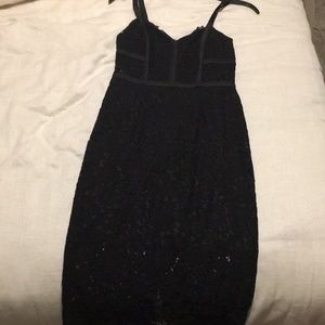 Black lace dress
