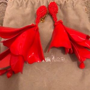 Impatient Oscar De La Renta Clip  Earrings